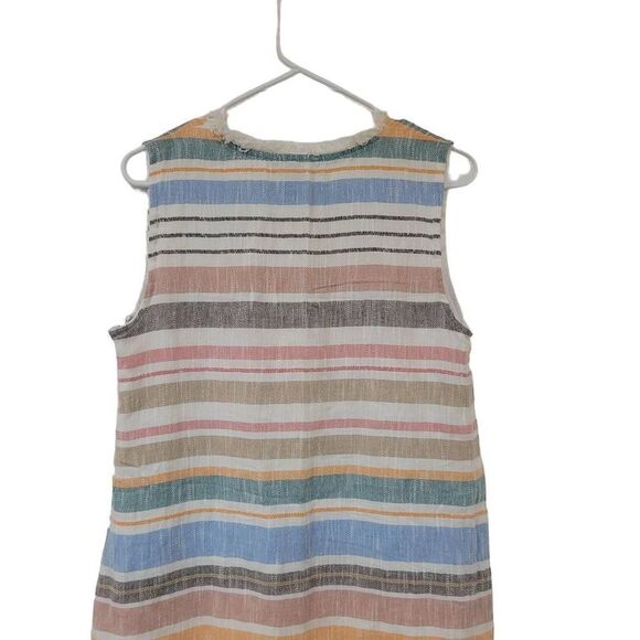 Chelsea & Theodore Women's Bohemian Multicolor Striped Dress Size 8 - Picture 8 of 9